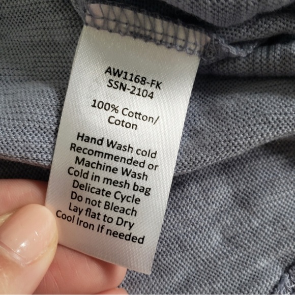 ATM| Slub Jersey Schoolboy V Neck T-Shirt Tee NWT Size Extra Large - Picture 5 of 6